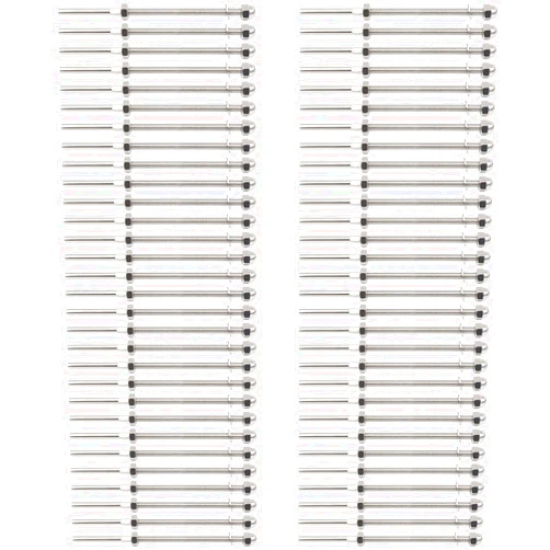 Challcrea 60Pcs 1/8 Cable Railing Hardware System Kit, Swage Threaded Stud Tensioner Length 6