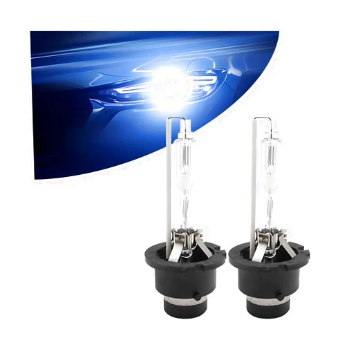 Mandark 2PCS Car D2S HID Bulbs, 6000K Cool White Xenon Headlight Replacement Lights, 35W 12V Super Bright Waterproof Automotive High Low Beam Lamps, Universal for SUV, Truck, RV