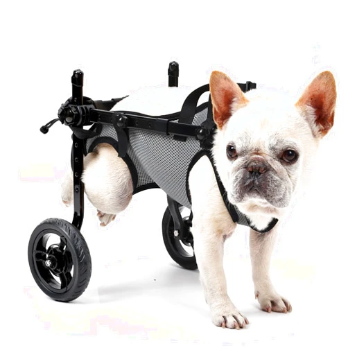 BECROWM Dog Wheelchair for Back Legs, Light Weight Dog&Cat&Pets Wheelchair Cart with Disabled Hind Legs Walking, Adjustable Doggy Wheelchair Cart with Wheels for Back Legs
