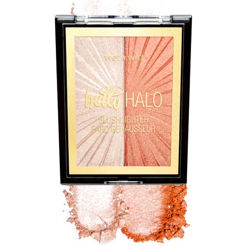 Wet n Wild MegaGlo Blushlighter, Blendable Blush & Highlighter Set, Shimmery Metallic Finish, Highlight Bling