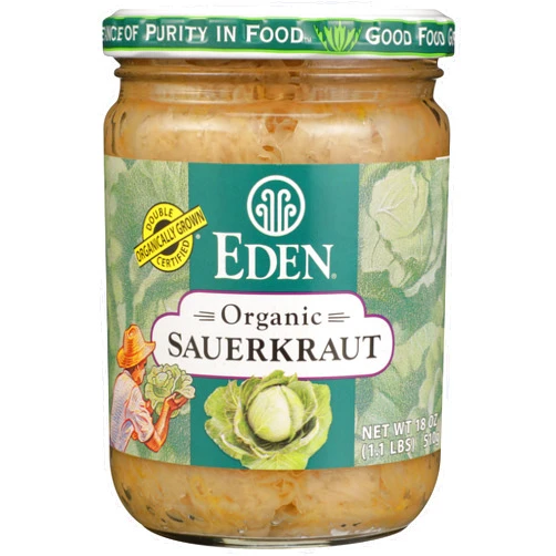 EDEN FOODS Organic Sauerkraut, 18 OZ