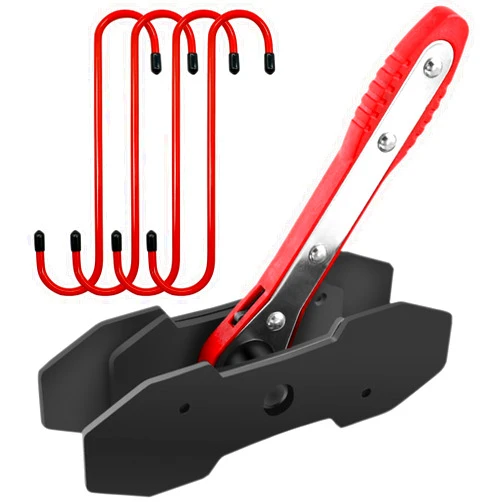 C Q CHANG QI Brake Caliper Press Tool and 4PCS Hangers 360 Degree Swing Ratchet Expander Wrench Car Wheel Piston Spreader for Single Twin Quad Sextuplet Piston Disc Brake Caliper
