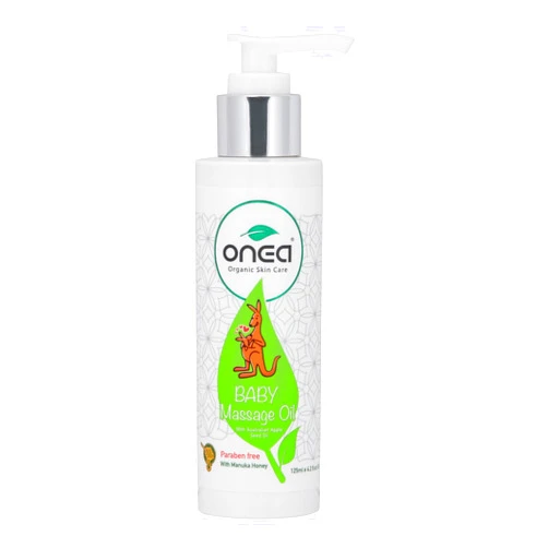 ONEA Baby Massage Oil - Enriched with Australian Botanicals, Sandalwood Oil and Manuka Honey - Hydrates, Nourishes, Protects Sensitive Skin - 4.2 oz