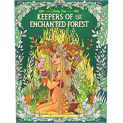 By Julia Rivers (Author), Storytroll (Author) Keepers of the Enchanted Forest: Coloring Book for Adults and Kids (Fantasy, Fairies, Inspiration, Relaxation, Meditation)