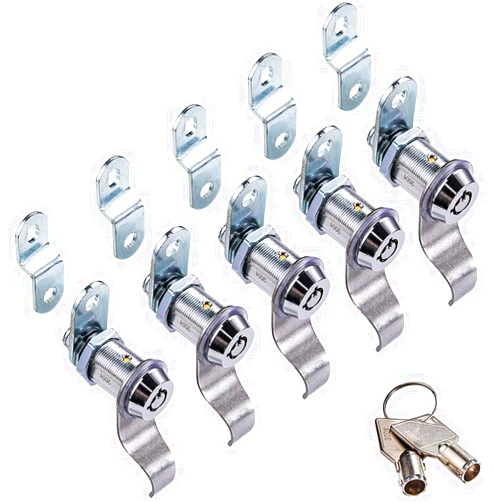 WOOCH RV Locks for Storage Door 1-1/8 Inch, Camper Storage Locks for Travel Trailer Compartment Cabinet Drawer with Keys, Keyed Alike, 5 Pack