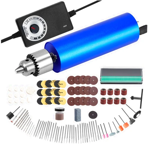 Winartton Electric Resin Polishing Kit, Resin Drill with 110 Accessories, Rotary Tool for Resin Casting Molds, Resin Sander and Polishing Kit for Carving, Drilling, Sanding, Polishing, Jewelry Making