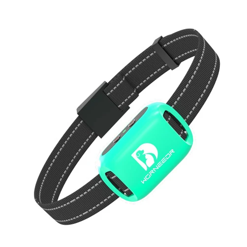 Worneeder Cat Bark Collar Smart Automatic No Shock Anti Barking Cats Training Collar Rechargeable Bark Collar with 2 Adjustable Sensitivity Vibration & Beep Vibration Modes for Cats Scarlet