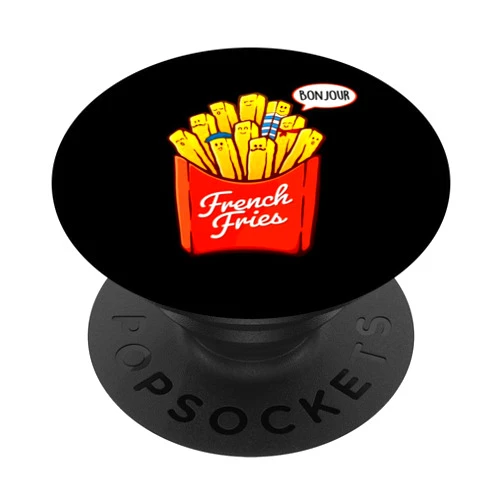 French Fries Shirts French Fries - French Fries Lover Fast Food Eater PopSockets Standard PopGrip