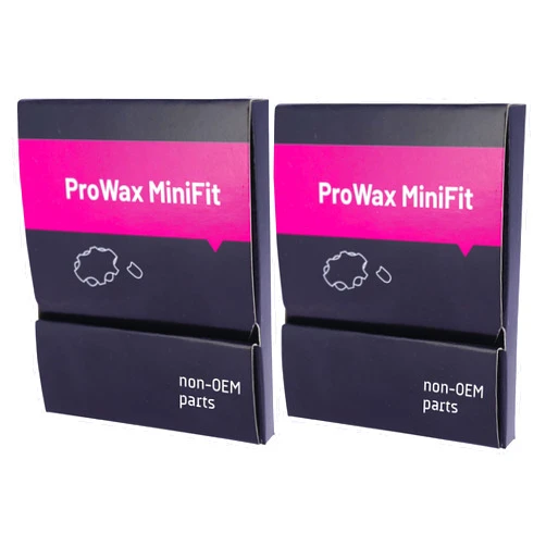 Oticon Prowax Minifit Wax Filters replacements for hearing aids (2 packs)