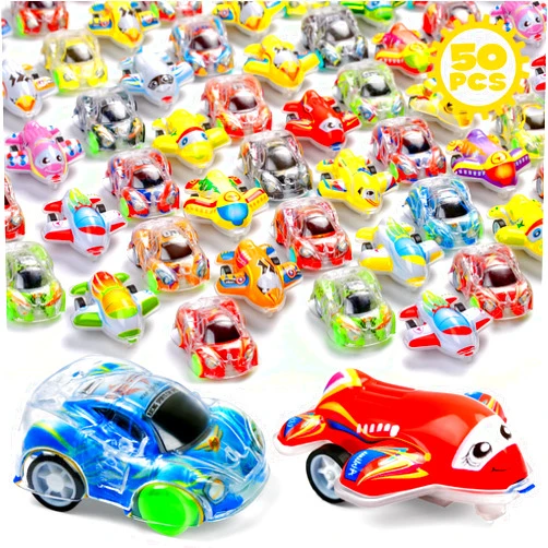 Buauty 50 Pcs Toy Cars Mini Pull Back Cars, Party Favors for Kids, Small Racing Car Carnival Prizes Classroom Rewards, Pinata Stocking Goodie Bag Stuffers Birthday Toys for Girls Boys Toddler