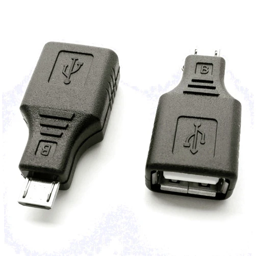 Posdou USB 2.0 Micro USB Male to USB Female OTG Adapter (2 Pack)