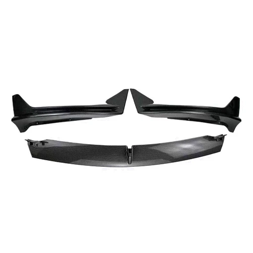 DIPLODOCUS Compatible for Tesla Model 3 Y 2017 2019 2020 2021 2022 2023，Front Shovel Kit Front Spoiler，Front Bumper ，Lip Splitter ，Lip Diffuser Body Kit(YCarbon pattern)