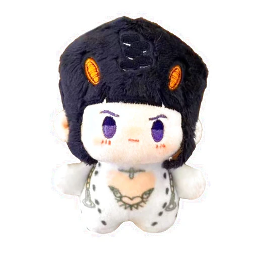 QAHEART JJBA Plush Figure Higashikata Josuke Soft Figure Pillow Anime Bruno Buccellati Soft Figure Mini Throw Pillow Schoolbag Pendant Charm Hanging Decoration