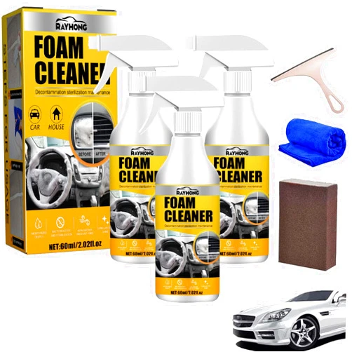 Tarcegta Multi-function Foam Cleaner, Car Interior Cleaning Foam Spray, Foam Cleaner, Foam Cleaner for Car, Rayhong Foam Cleaner (3pcs)