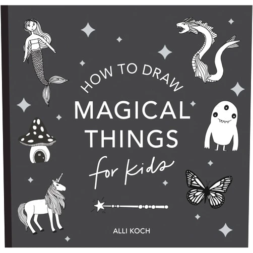 By Alli Koch (Author), Paige Tate & Co. (Producer) Magical Things: How to Draw Books for Kids with Unicorns, Dragons, Mermaids, and More (Easter Basket Stuffers for Kids) (Stocking Stuffers)