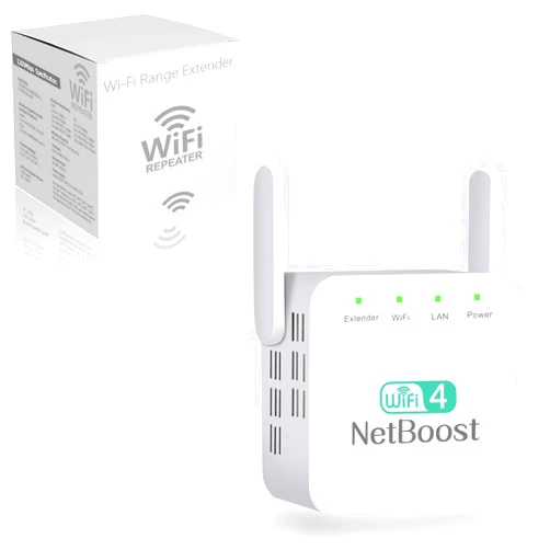 Generic Netboost WiFi Extender,NetBoost pro WiFi Extender 2024. with Ethernet Port 2.4G Speed up to 1200 Mbps Signal Repeater Get Strong Wi-Fi Signal in Every Corner of Your Home (300 Mbps)