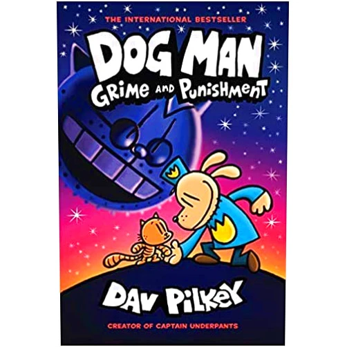 By Dav Pilkey (Author) NEW- Man: Grime and Punishment: A Graphic Novel (Dog Man #9): From the Creator of Captain Underpants (9)