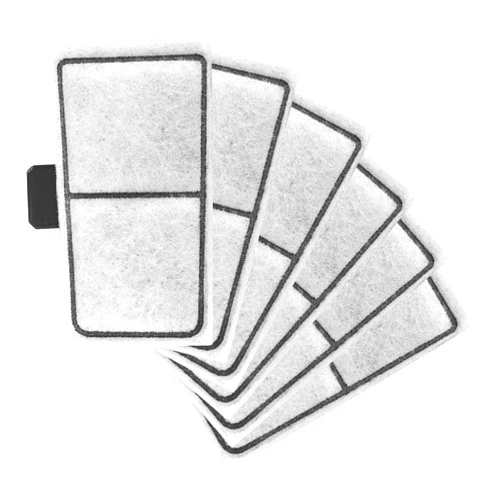 Lasuroa 6pcs Filter Cartridges Compatible with Topfin Top Fin EF-S & BF5 BETTAFLO, 3.7x2.1 Inch Fish Tank Filter Cartridge Replacement for Aquarium Water Filtration