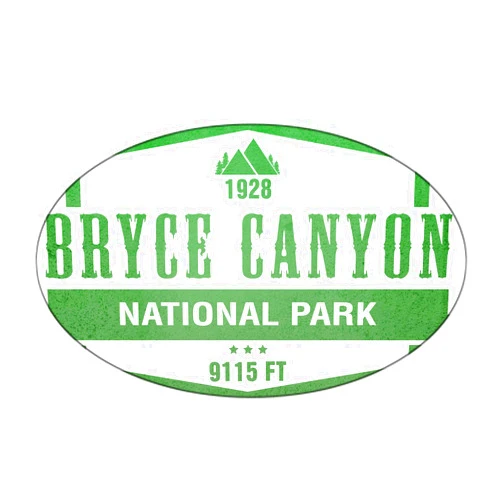 CafePress Bryce Canyon National Park, Utah Sticker Oval Car Bumper Sticker(10-Pack)