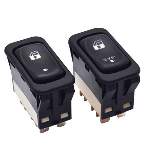 TJHSM Power Window Switch 2-Pack Driver & Passenger Side Window Control Switch A0630769008 A0630769027 Replacement for Freightliner Columbia 2001-2011