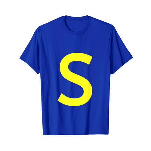 Letter funny group matching halloween Party.co letter S funny group matching halloween costume T-Shirt