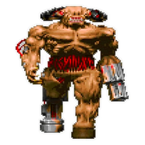 LAD Studio Doom // CYBERDEMON Window Bumper Sticker Decal 5