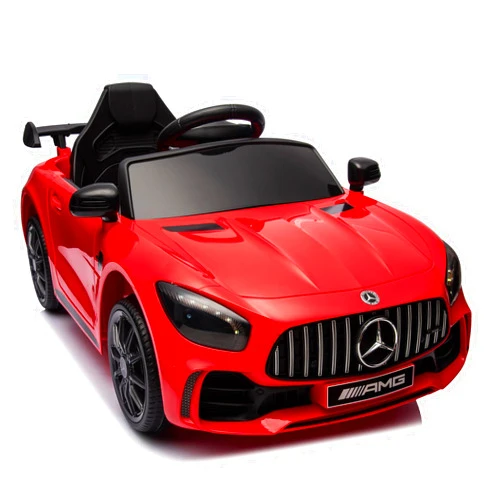 UIKJIM Electric Car for Kids - Toddler Electric Vehicle with Parental Remote Control, Double Doors, LED Lights - Ages 3+ (Red)
