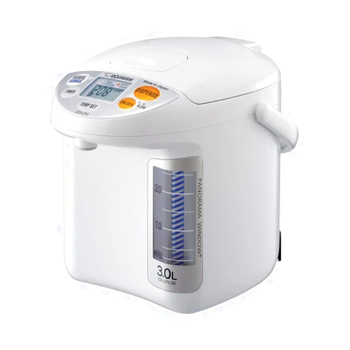 Zojirushi CD-LFC30 Panorama Window Micom Water Boiler and Warmer, 101 oz/3.0 L, White