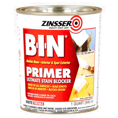 Zinsser 6-Pack of 1 qt 00904 White B-I-N Shellac-Base Interior/Exterior Primer