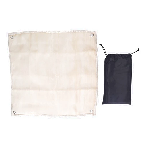 NYSUZHOUJI Fire Blanket Fiberglass Fireproof Fire Extinguisher Emergency Suppression Blanket 50x50cm