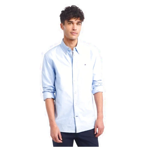 Tommy Hilfiger Men's Long Sleeve Button Down Oxford Shirt in Regular Fit