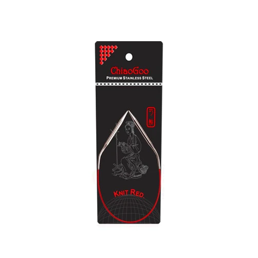 ChiaoGoo Knit RED Circular Needle 30cm 3.00mm - 1pc