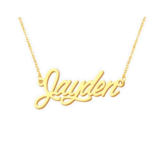 Aoloshow Personalized Name Necklace Custom Any Name Necklaces Jewelry for Womens New Mom Bridesmaid Gift