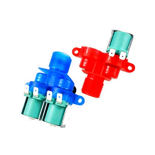 SZRKRLA 2Pcs Water Inlet Valve Cold Water & Hot Water Inlet Valve Fit for Whirlpool Kenmore Maytag Washing Machine Replaces #W10240949 W10240948 W11168743 WPW10240948 W10921515 WPW10240949-1 Water Valve Part