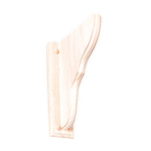 WADDELL Pine Bracket w/Backing Plate (1 Count, 11¼