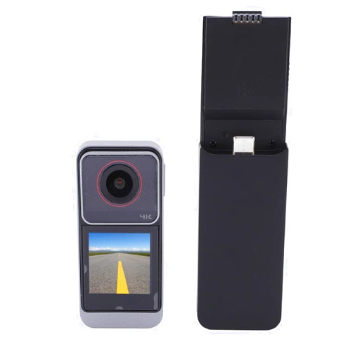 Zyyini 4K Pocket Camera, 4K/30fps Video Camera Camcorder with 1.3in Dual Touch Screen, 6 Axis Stabilization, 360° Panoramic, 30m/98FT Water Proof, 300min Continuous Recording