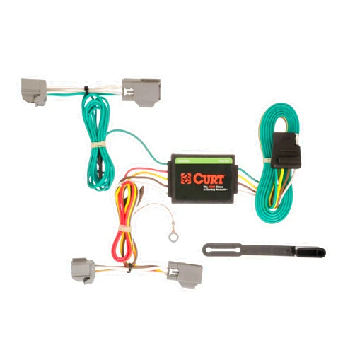 Curt Manufacturing 56191 Vehicle-Side Custom 4-Pin Trailer Wiring Harness,Fits Select Ford Fiesta Hatchback