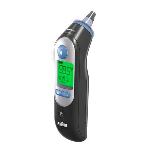 Braun ThermoScan 7 – Digital Ear Thermometer for Kids, Babies, Toddlers and Adults – Fast, Gentle, and Accurate Results in 2 Seconds - Black, IRT6520BUS