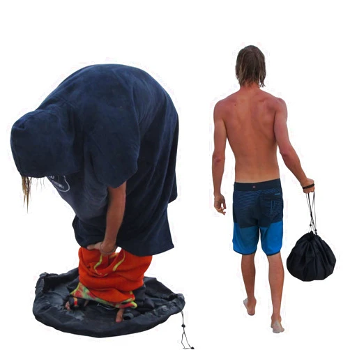 Ho Stevie! Durable Wetsuit Changing Mat/Waterproof Dry-Bag for Surfers (Clean Wetsuit, Clean Car)