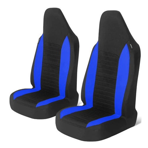 AUTOYOUTH Car Seat Covers - Bucket Seat Cover Seat Achieve The Perfect Combination of Style and Protection with Universal Fit Seat Covers for Sedan, Truck, SUV(Black Blue)…