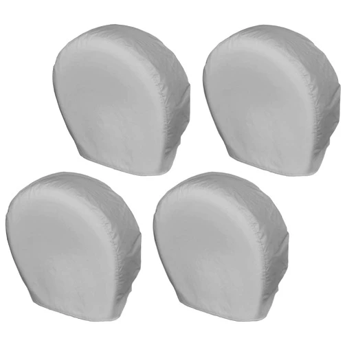 Explore Land Tire Covers 4 Pack - Tough Wheel Protector for Truck, SUV, Trailer, Camper, RV Universal Fits Tire Diameters 26-28.75 inches, Charcoal