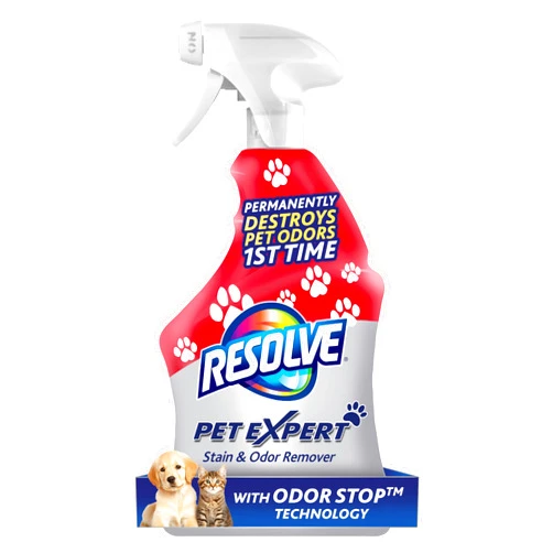 Resolve Pet Expert Stain and Odor Remover, Carpet Cleaner, Pet Stain and Odor Remover, Carpet & Upholstery Cleaner - Removes Stains and Odors, 22 oz