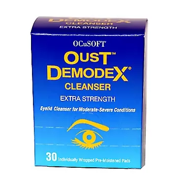 OCuSOFT Oust Demodex Cleanser Pre-Moistened Pads 30ct