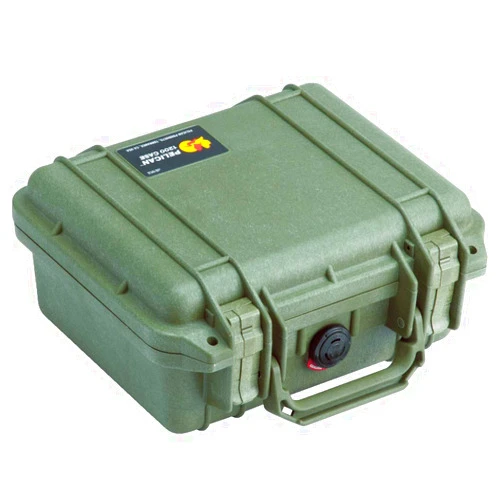 Pelican 1200 Case With Foam (OD Green)