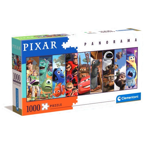 Clementoni 39610, Disney Pixar Panorama Puzzle for Children and Adults - 1000 Pieces, Ages 10 Years Plus Multi Coloured