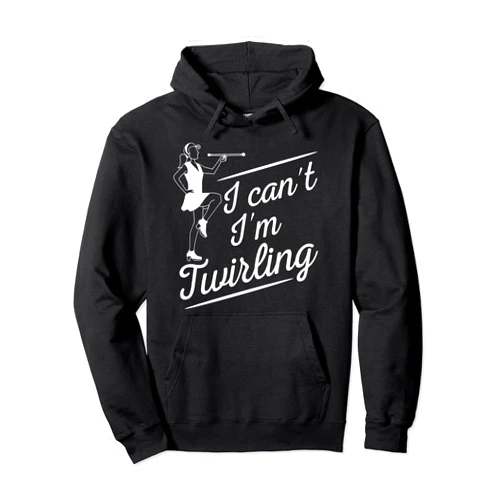 Gymnastics Choreography Majorette Athlete Designs Funny Twirling Gift For Baton Twirler Majorette Women Girls Pullover Hoodie