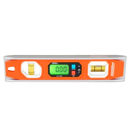 Generic1 Johnson 10 in. Magnetic Programmable Digital Level 2 Orange