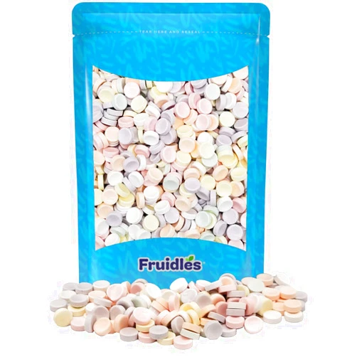Fruidles Classic Smarties Hard Candy Tablets, Original Assorted Flavors, Individually Wrapped (Half-Pound)