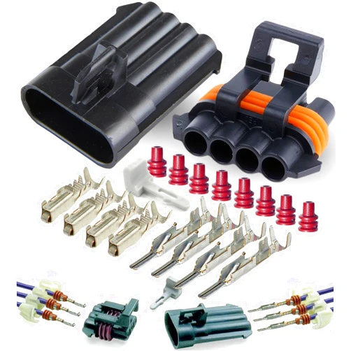 PRECISION FARM SUPPLY APTIV Metri-Pack 150 Series 4-Way Connector w/16-18 AWG Sealed Waterproof Set