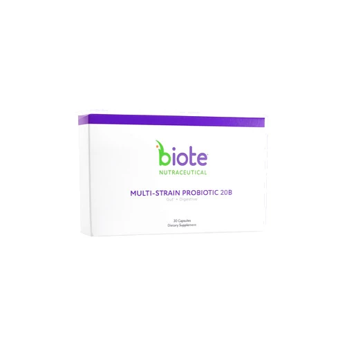 bioTE Nutraceuticals - Multi-Strain PROBIOTIC 20B - Gut + Digestive (30 Capsules)
